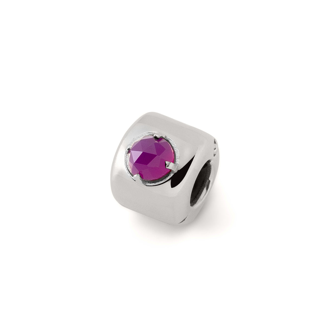 Bedels - Paarse Agaat Zilver - Verbetert intuïtie en creativiteit - Sterling Zilver 925