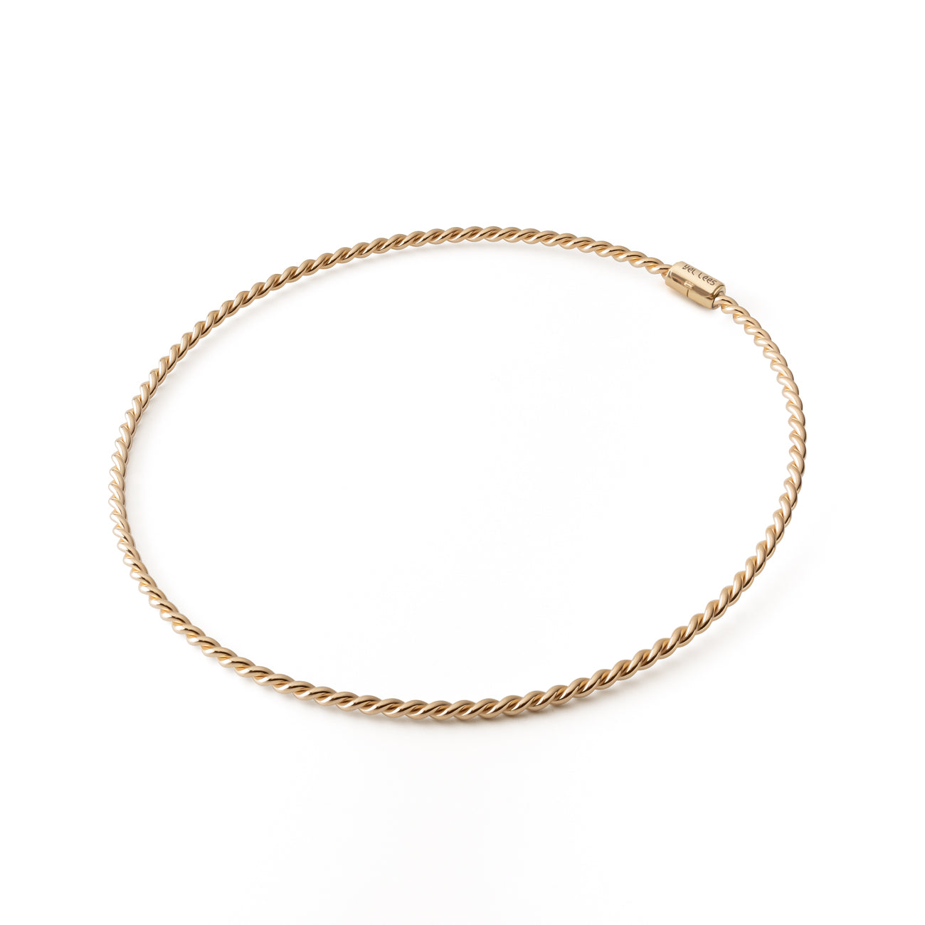 Goudkleurige koperen tensor ketting