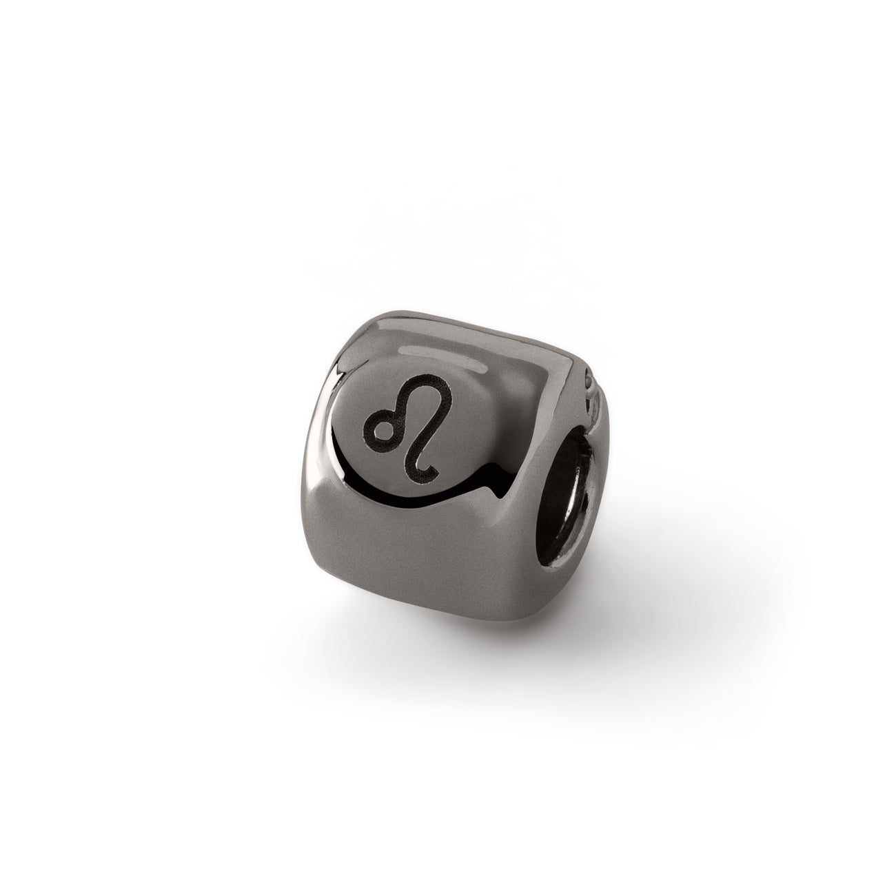 Bedels - Leeuw sterrenbeeld (♌︎) Zwart - Sterling Zilver 925
