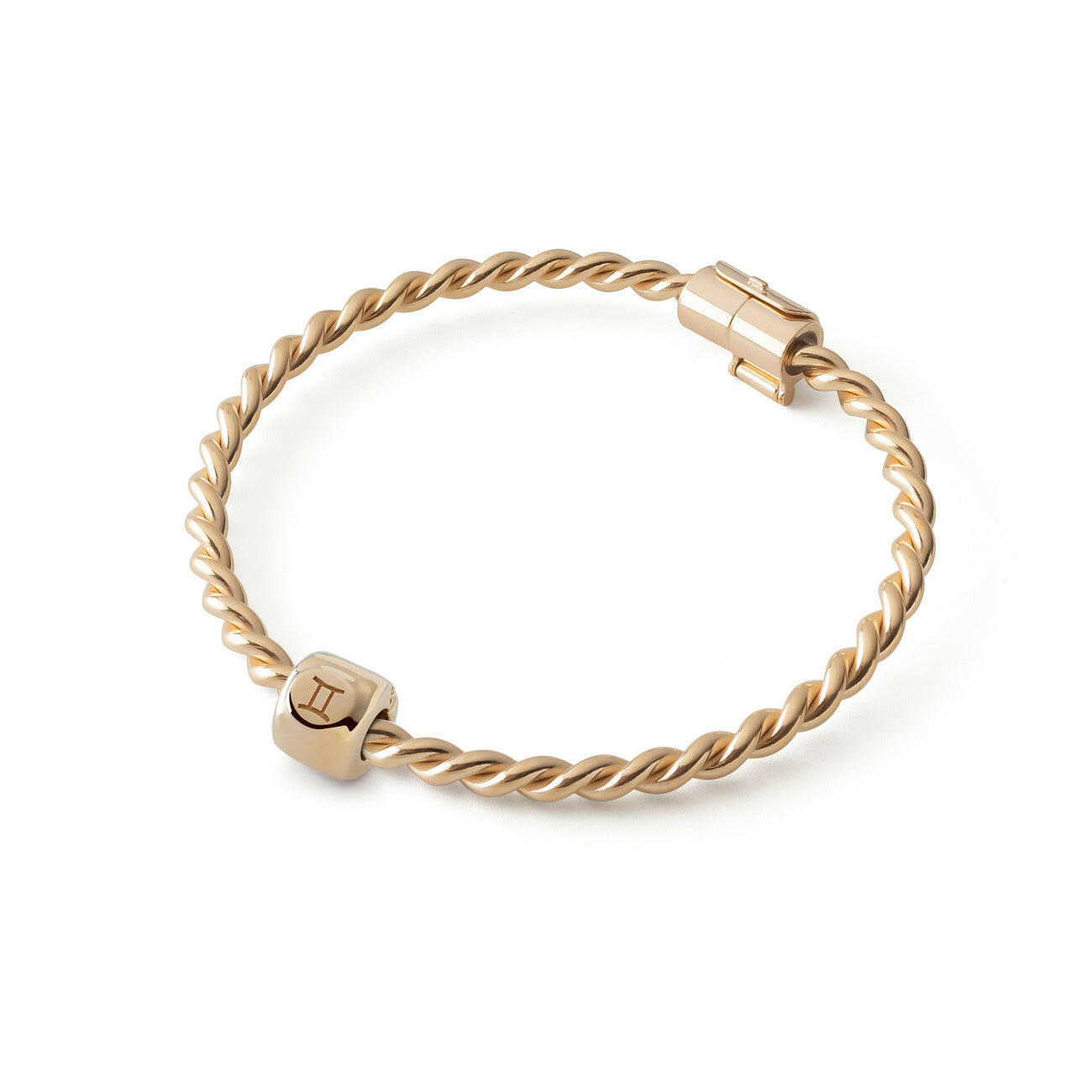 Charms ze znakiem zodiaku Bliźnięta (♊︎) Pozłacany - Złoto pr. 585