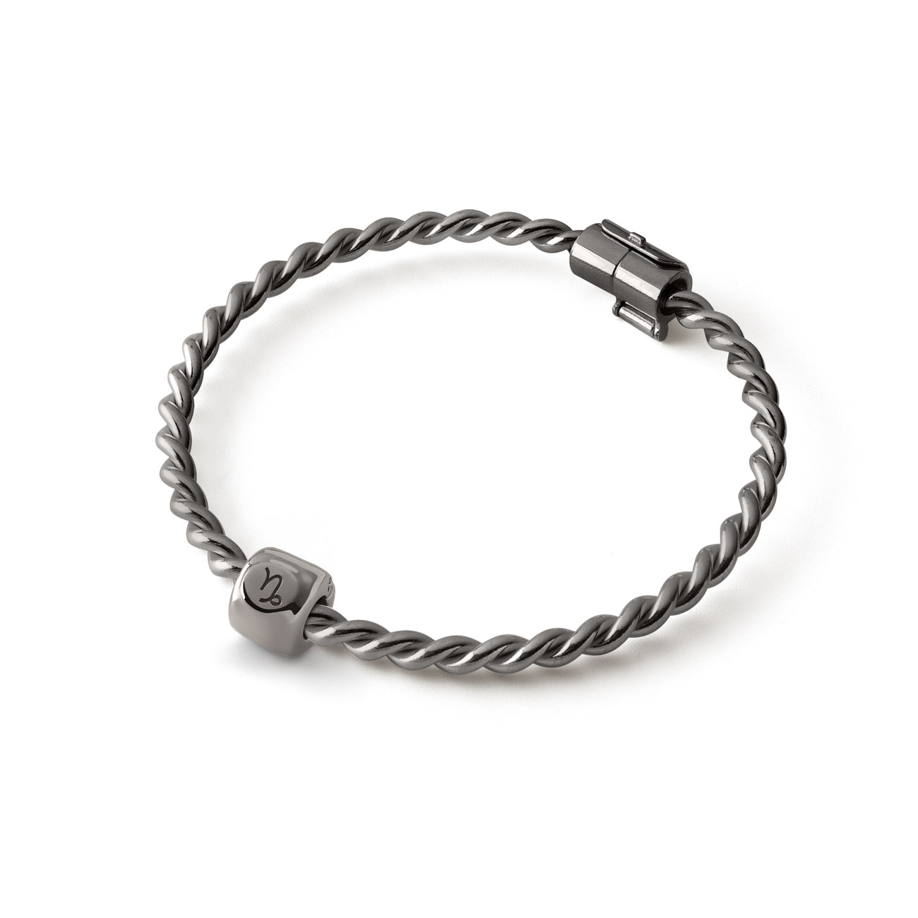 Bedels - Steenbok sterrenbeeld (♑︎) Zwart - Sterling Zilver 925