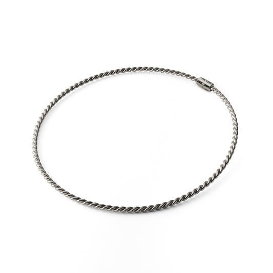 Zwart-gekleurde koperen tensor ketting