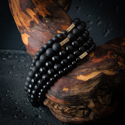 Armband met stenen - Matte Toermalijn 6mm