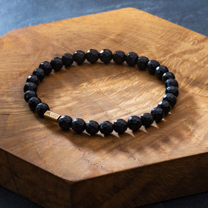 Armband met stenen - Matte Toermalijn 6mm