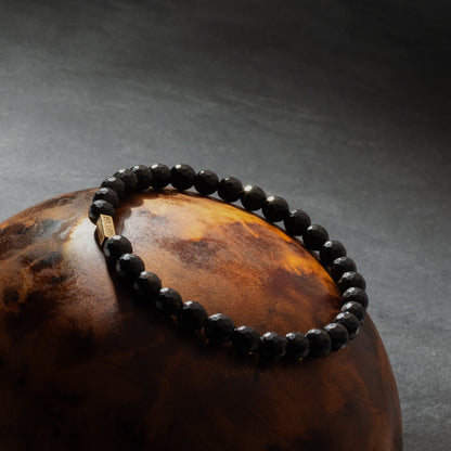 Armband met stenen - Matte Toermalijn 6mm