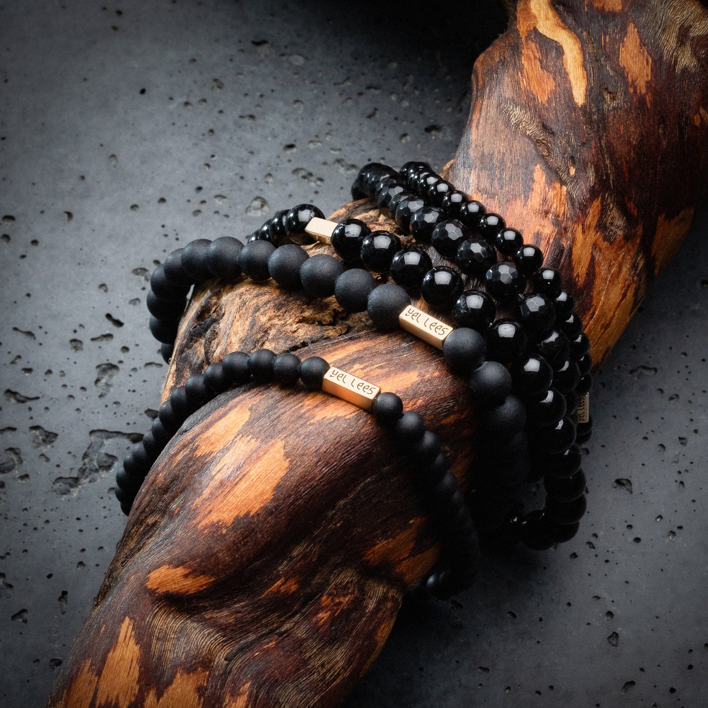 Armband met stenen - Gladde (glanzende) Toermalijn 4mm