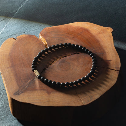 Armband met stenen - Matte Toermalijn 6mm