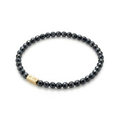 Bransoletka z Hematytem i miejscem na charms – Srebro 925