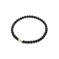 Armband met stenen - Matte Toermalijn 4mm