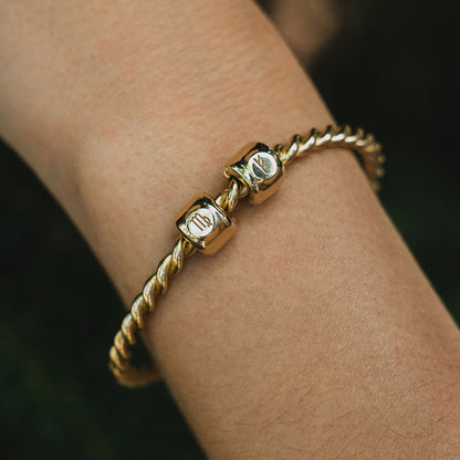 Charms met het sterrenbeeld Maagd (♍︎) Verguld - zilver 925