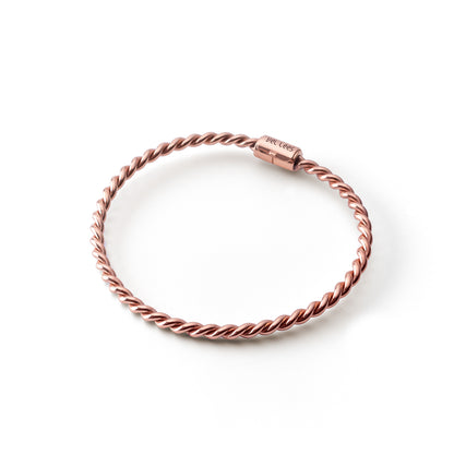 Koperen tensor armband in roségoud kleur - <tc>Elle</tc> Koninklijk (144 MHz)