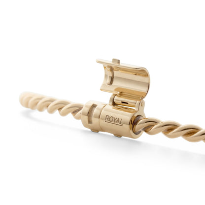 Miedziana bransoletka tensorowa w kolorze złotym - Kubit Królewski (144 MHz)