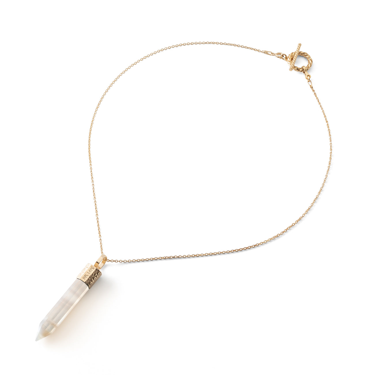 Naszyjnik 44 cm z Onyksem – Srebro 925 pozłacane