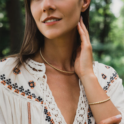 Koperen tensor ketting in goudkleur - <tc>Elle</tc> Koninklijk (144 MHz)