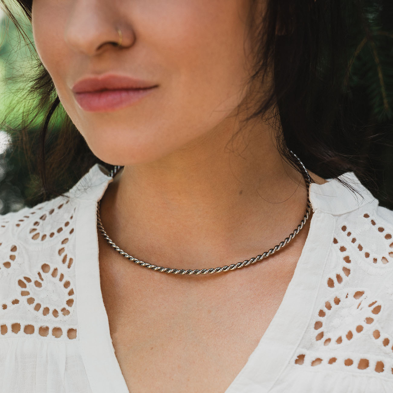 Koperen tensor ketting in zilverkleur - <tc>Elle</tc> Koninklijk (144 MHz)