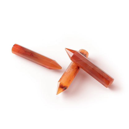 Zawieszka z Karneolem – Mosiądz pokryty platyną