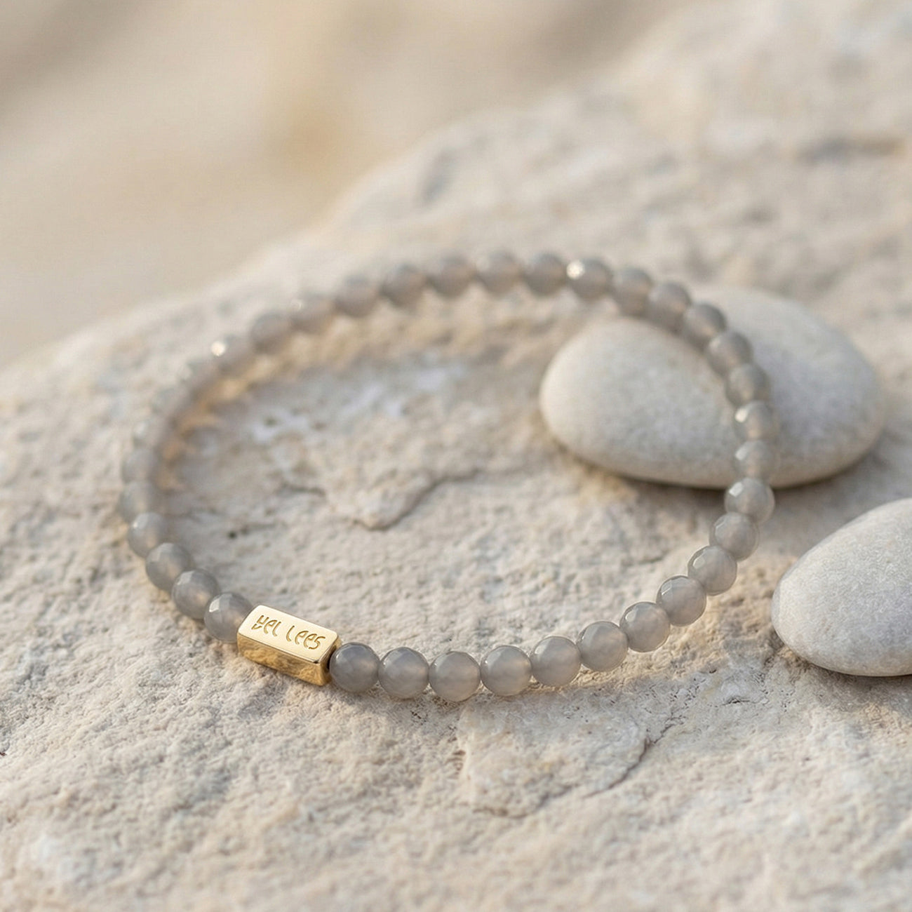 Bransoletka z Onyksem i miejscem na charms – Srebro 925