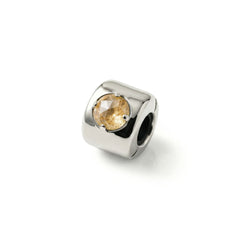 Charms met citrien Zilver – Trekt rijkdom, succes en optimisme aan - zilver 925