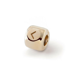 Charms met Kenaz rune (ᚲ) Verguld – amulet voor creativiteit en innerlijk licht - zilver 925