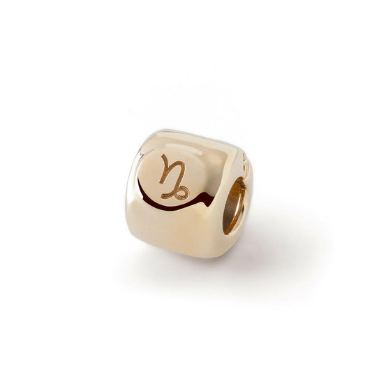 Charms ze znakiem zodiaku Koziorożec (♑︎) Pozłacany - Złoto pr. 585