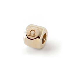 Charms met het sterrenbeeld Weegschaal (♎︎) Verguld - zilver 925