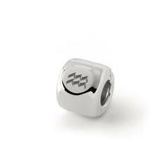 Bedels met het sterrenbeeld Waterman (♒︎) Zilver - Messing