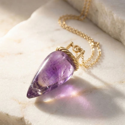 Wahadło radiestezyjne Ametyst – Odczyt Wglądu.